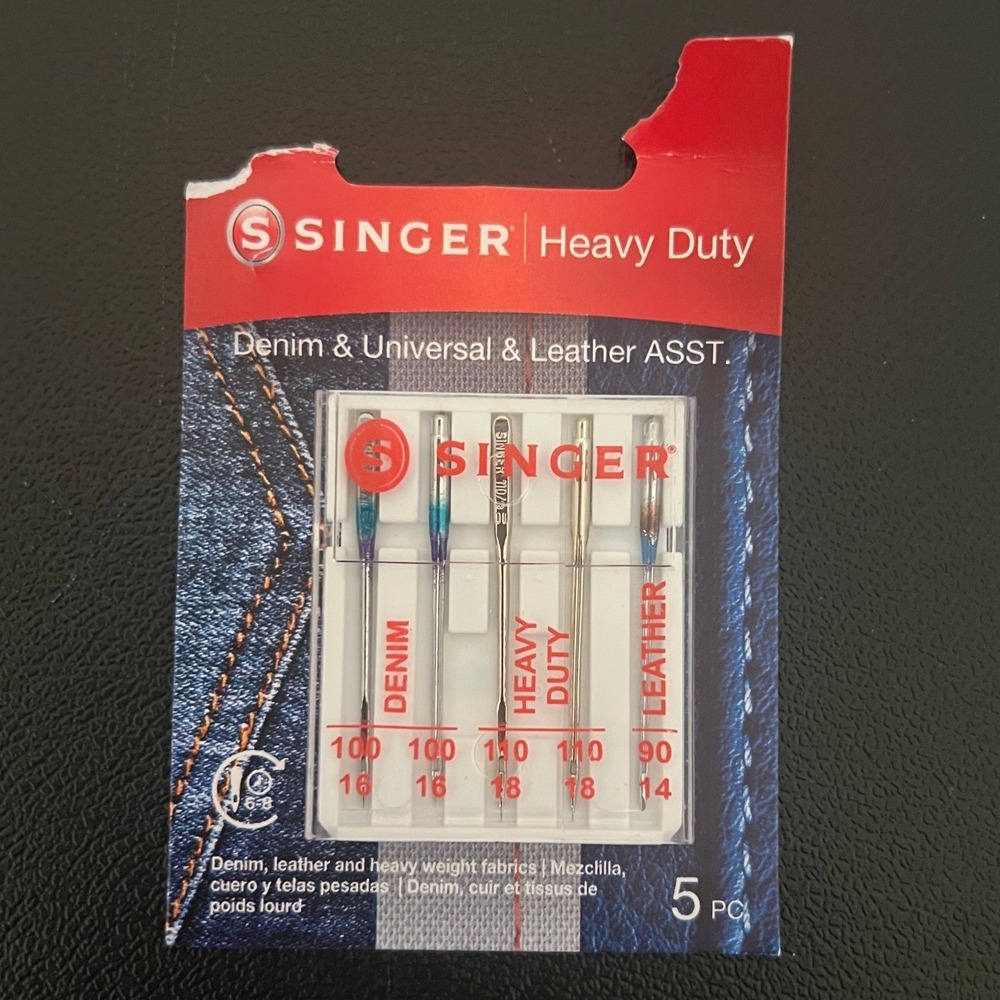 Singer Sewing Machine Needles Unisex OS Silver New Heavy Duty Asst 04801
